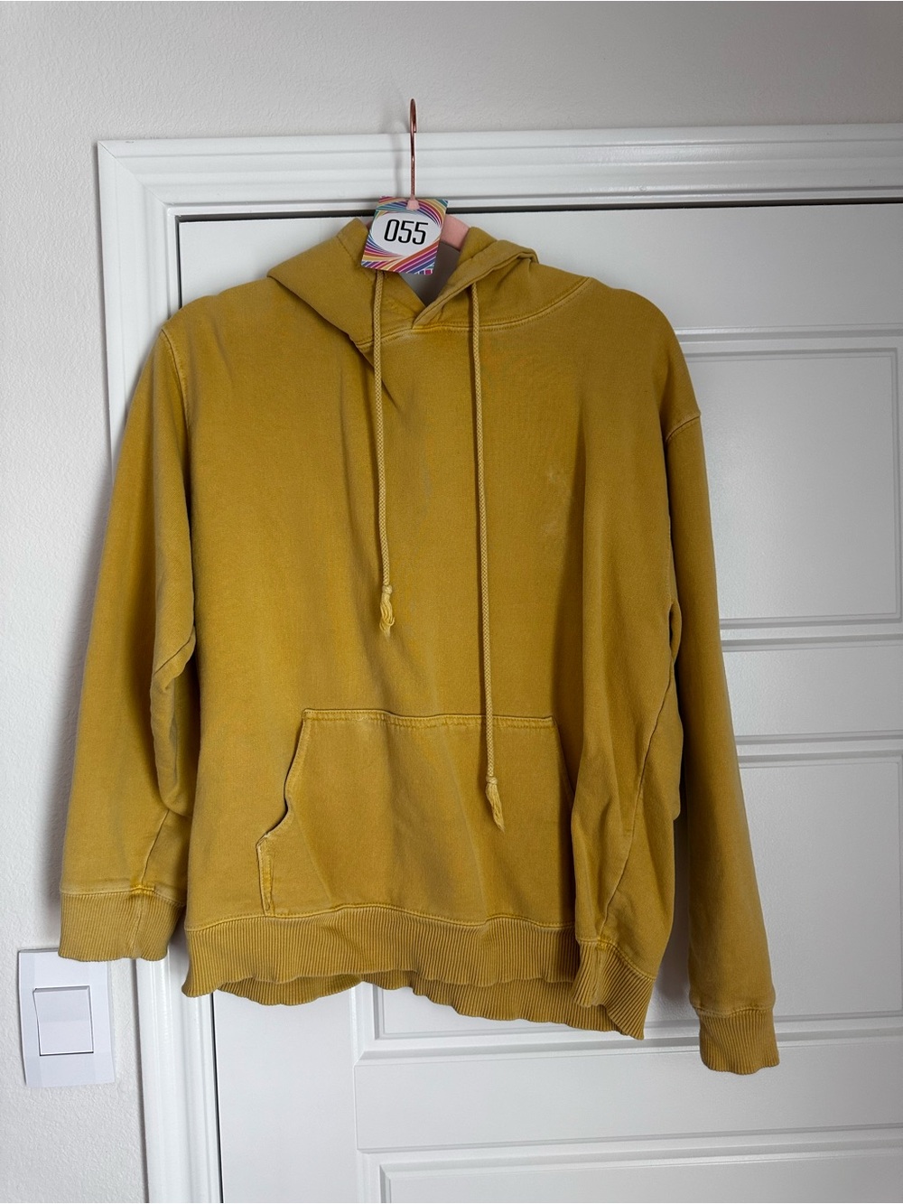 Lee Men's Mustard Hooded Pullover Sweatshirt